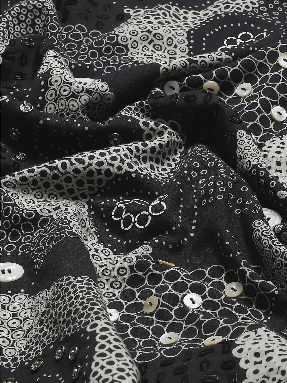 ABRAHAM & THAKORE black & white mini dress - Picture 5 of 8